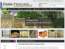 Tablet Screenshot of farmfencingltd.co.uk